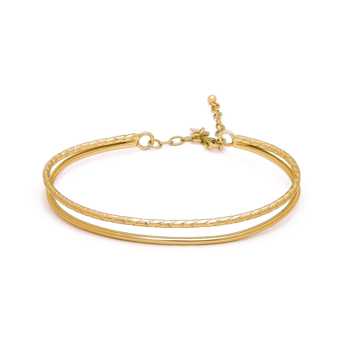 Dual Tone Delight 925 Sterling Silver Combo Bracelets - Image 3