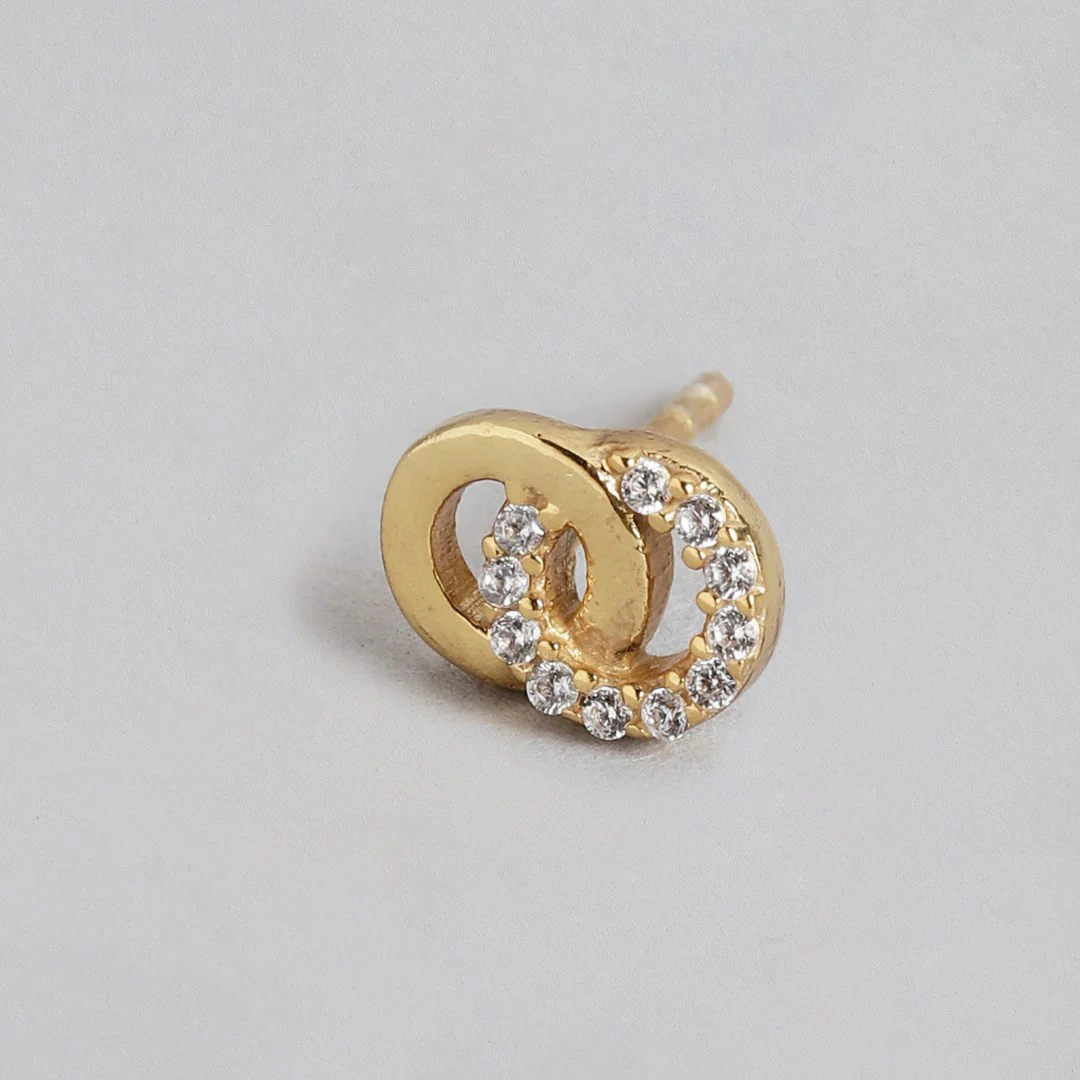 Duality in Gold 925 Sterling Silver Jewelry Set with Twin Circles - Image 6