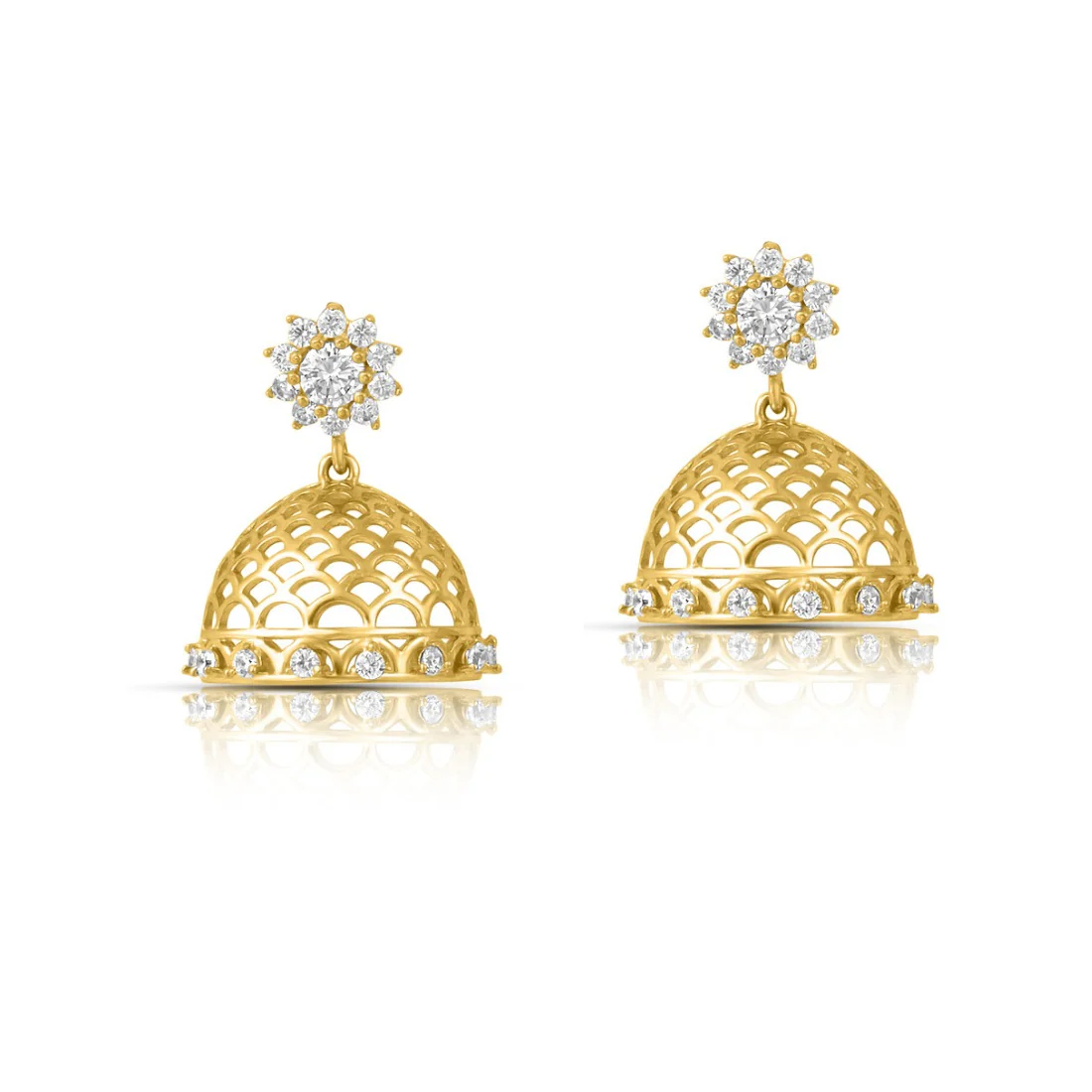 Classic Gold Plated 925 Sterling Silver Earrings - Image 4