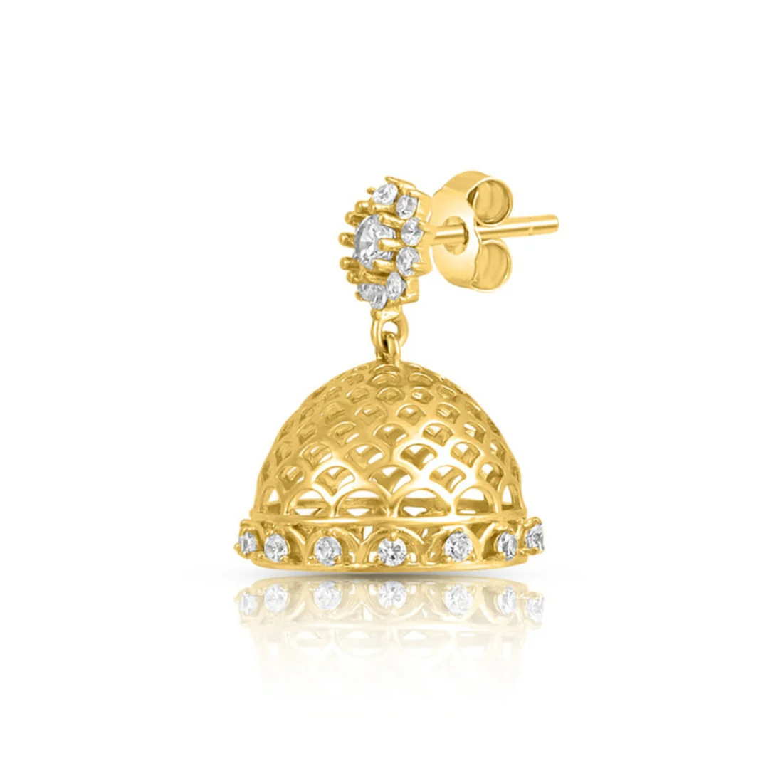 Classic Gold Plated 925 Sterling Silver Earrings - Image 5