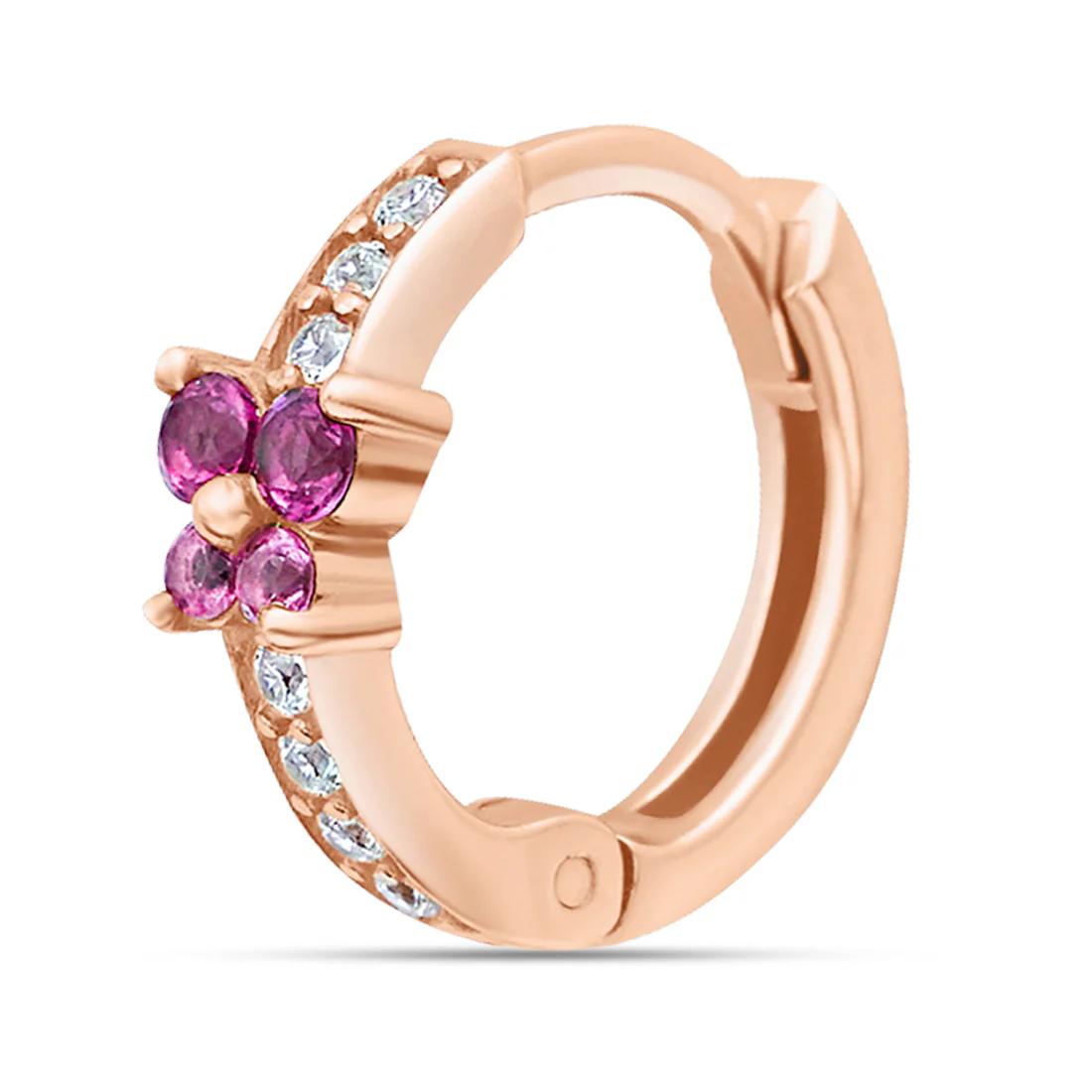 Blossom Blush Rose Gold Plated 925 Sterling Silver Earrings - Image 6