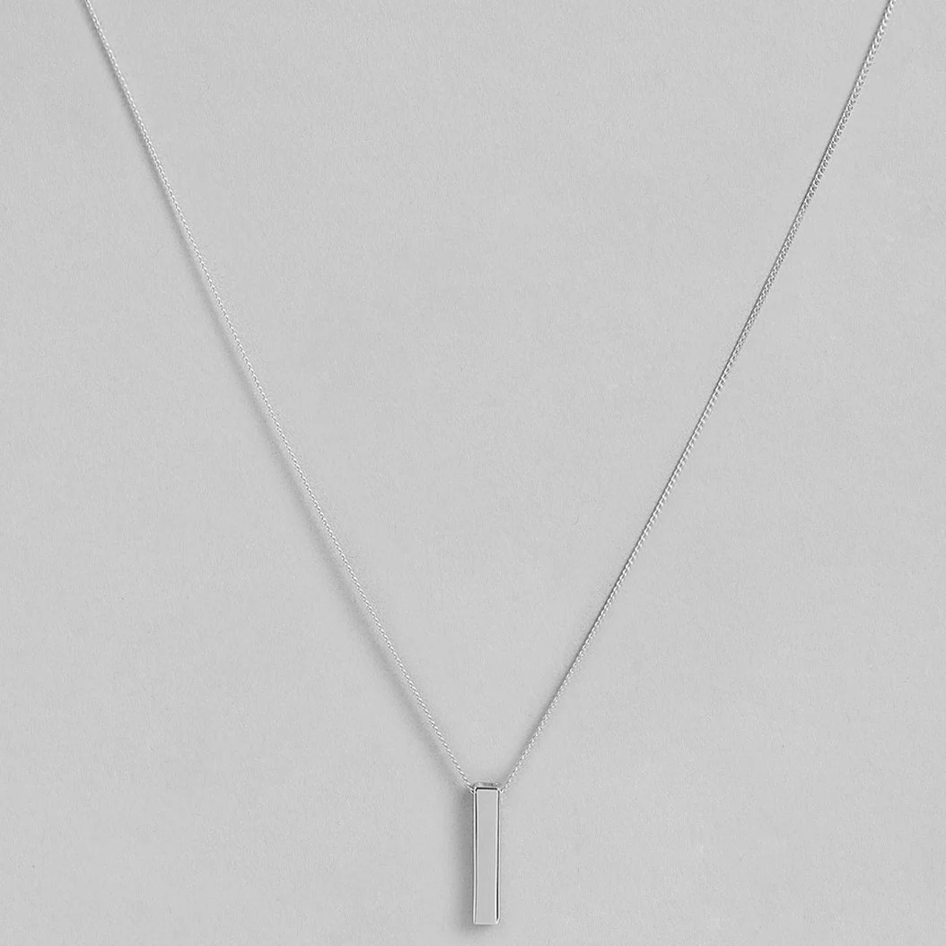 The Bar 925 Sterling Silver Necklace - Image 3