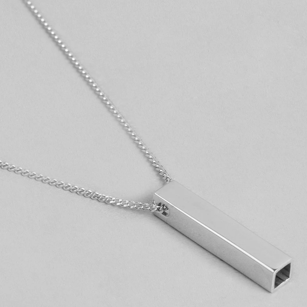 The Bar 925 Sterling Silver Necklace - Image 4
