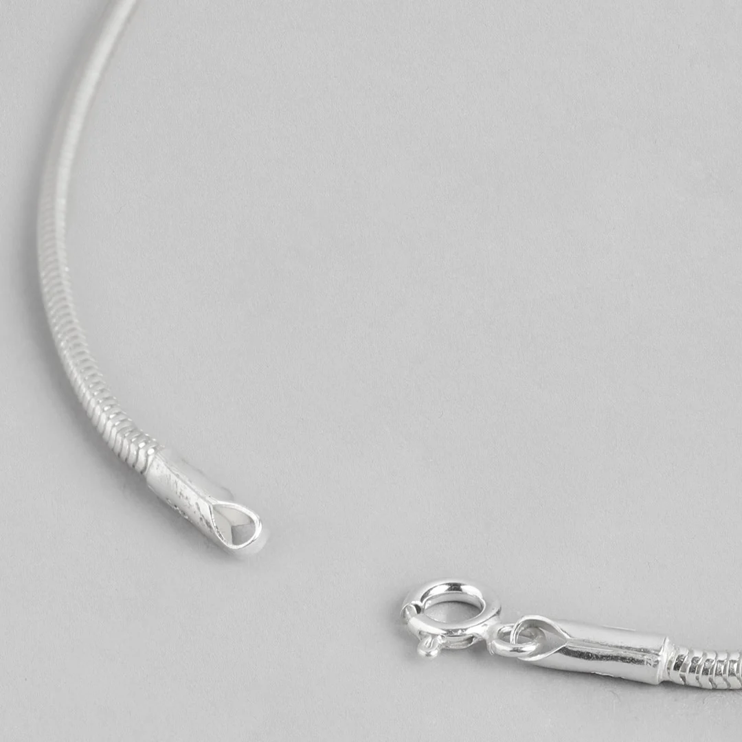 Elegant Circlet 925 Sterling Silver Round Chain for Him - Image 6