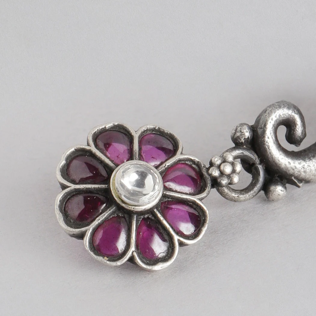 Elephant Oxidised  925 Sterling Silver Drop Earrings - Image 5