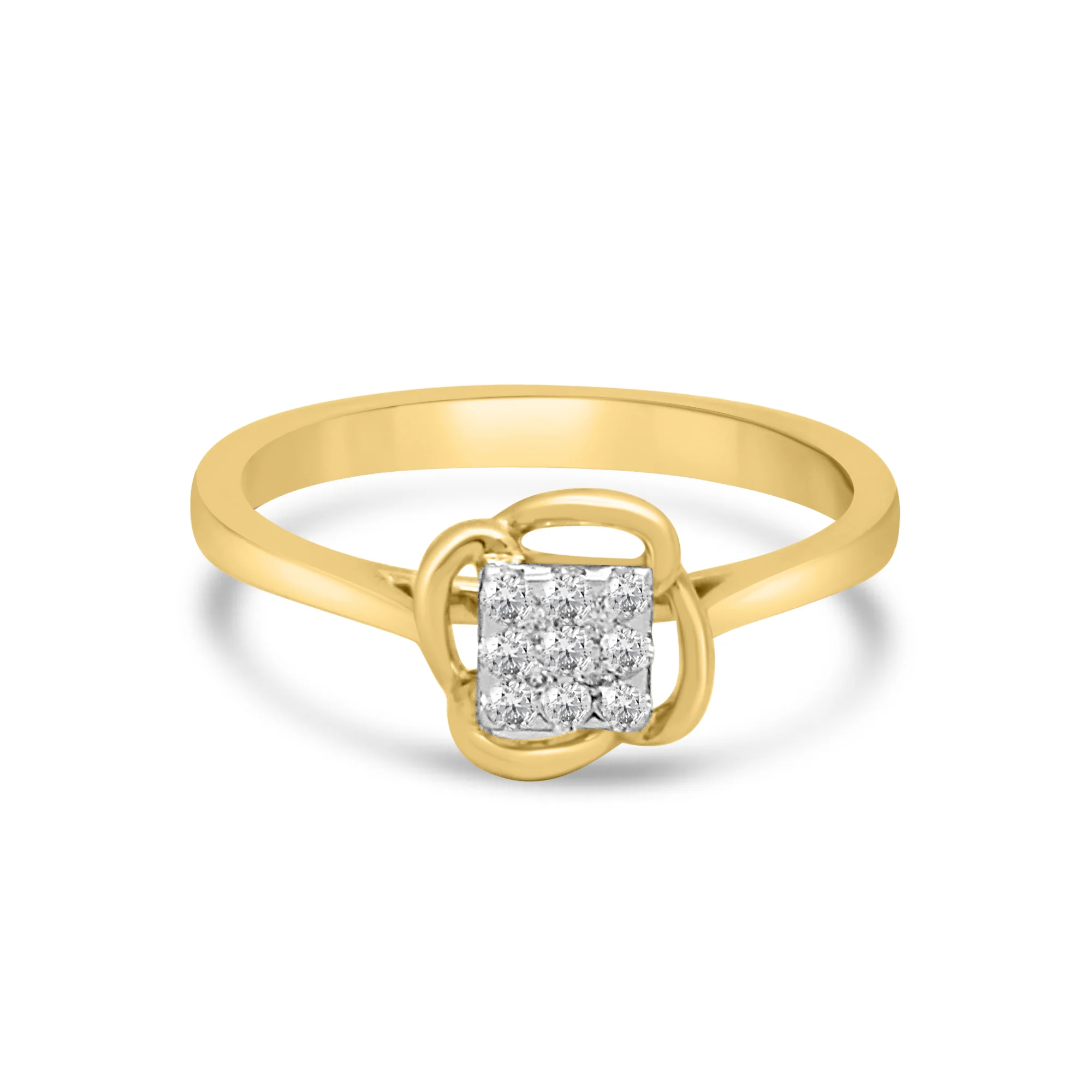 Mystic Gold Ring with Lab-Grown Diamonds - Image 4