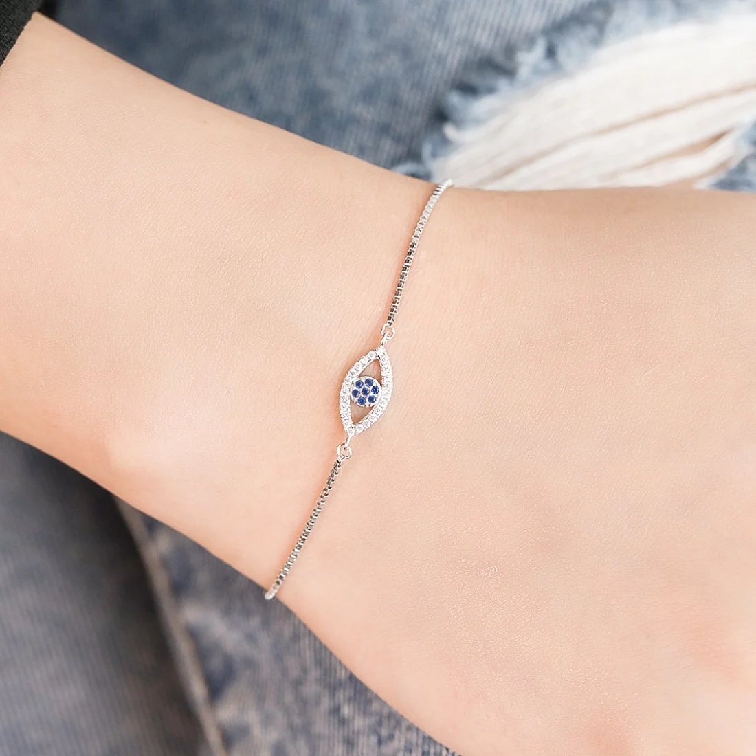 Evil Eye 925 Silver Bracelets Gift Hamper - Image 3