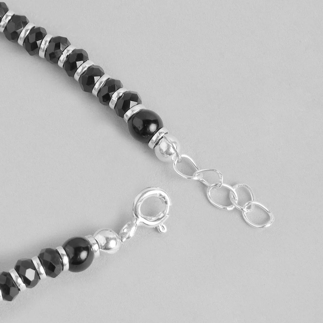 Evil Eye Beaded 925 Sterling Silver Kids Bracelet (Age : 0 - 3 Years) - Image 5