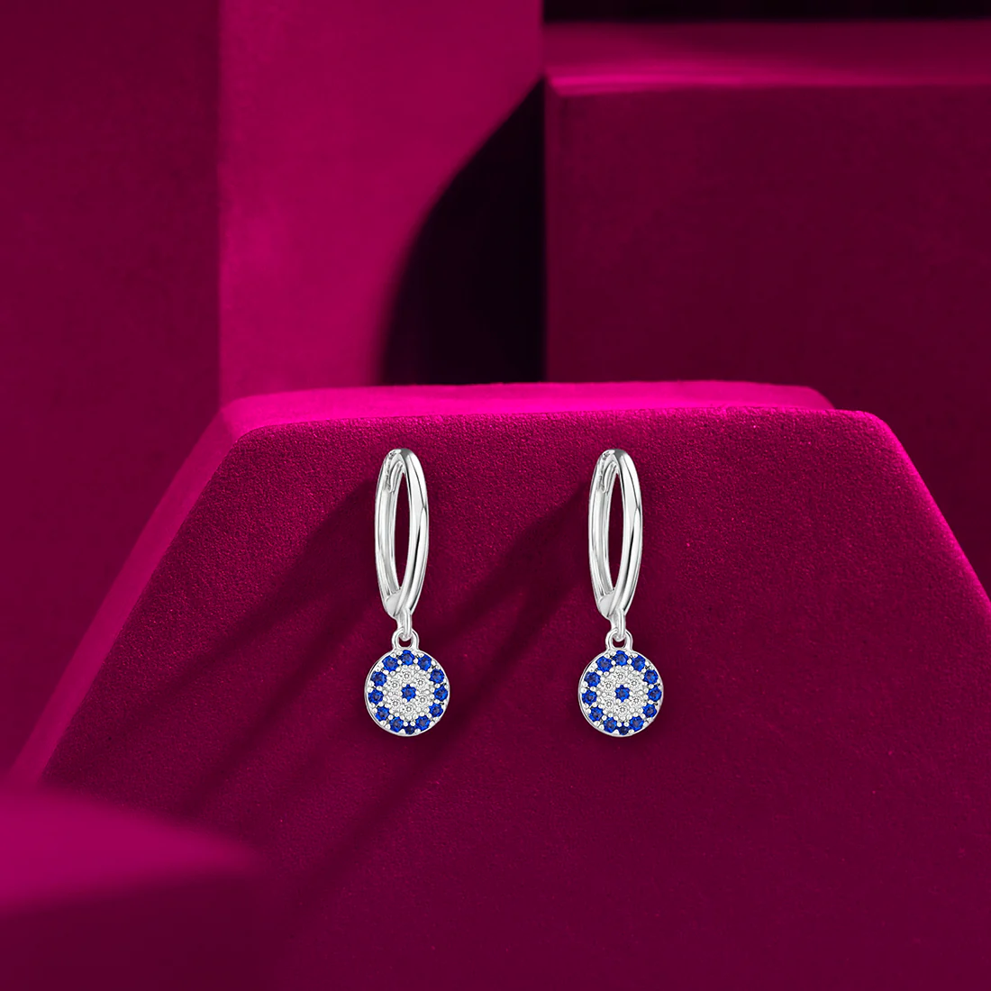 Forever Safe Silver Hoop Rhodium Plated Earrings - Image 9