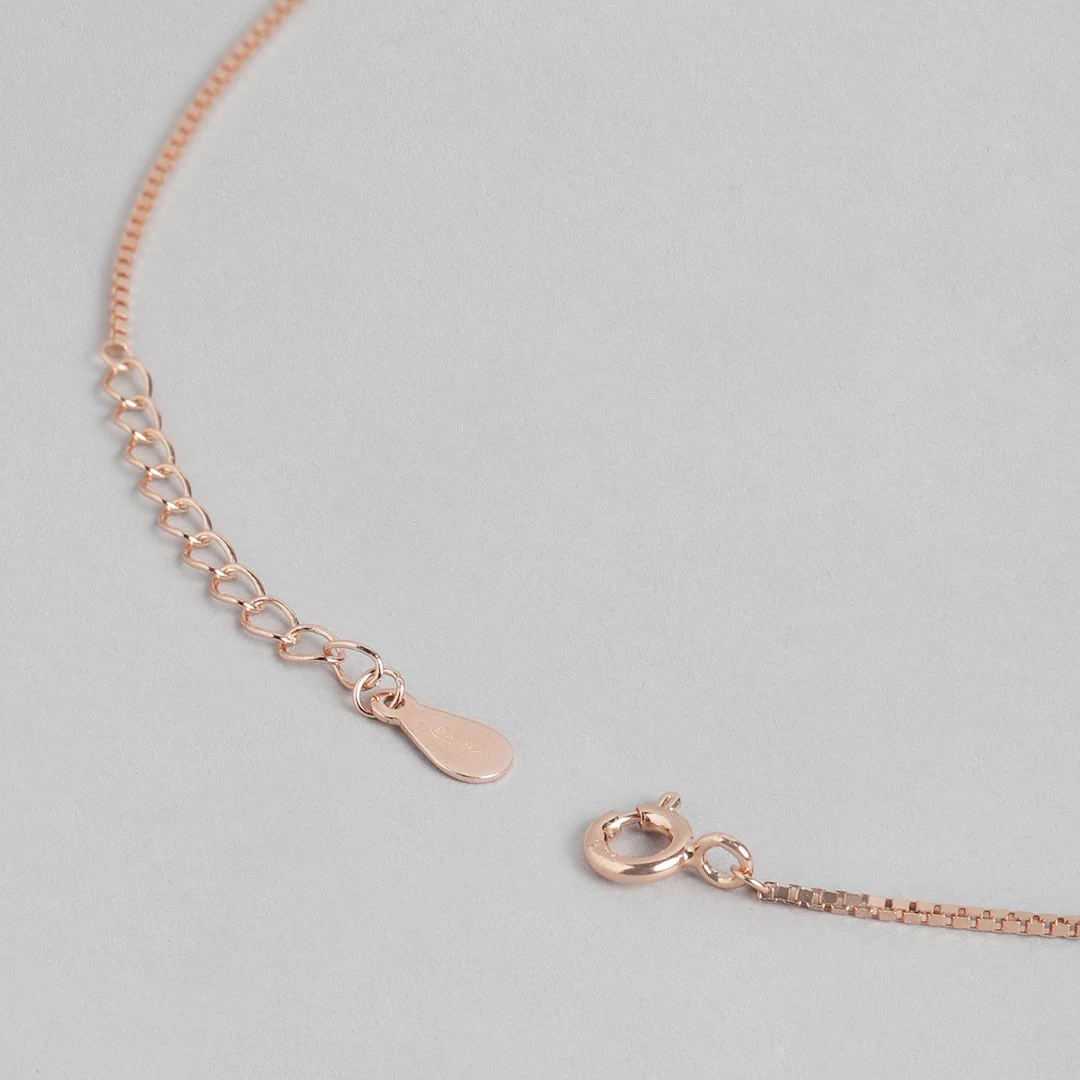 Evil Eye 925 Sterling Silver Rose Gold Plated Necklace - Image 10