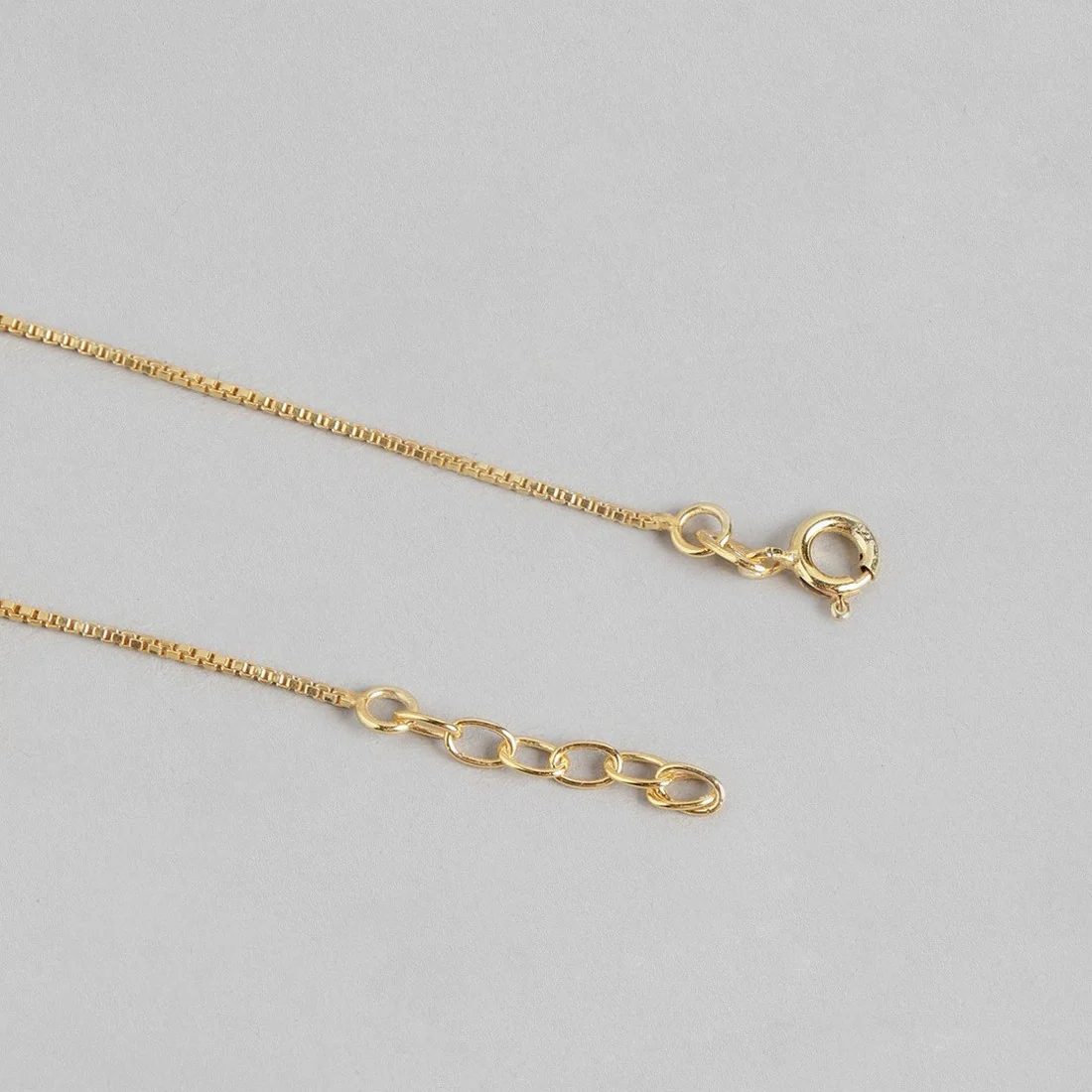 Lotus Gold Plated 925 Sterling Silver Chained Anklet - Image 7
