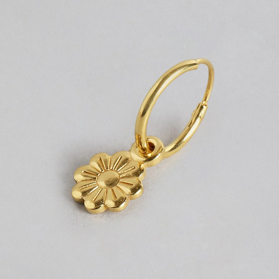 Flower & Leaf 925 Sterling Silver Earring Combo - Image 8