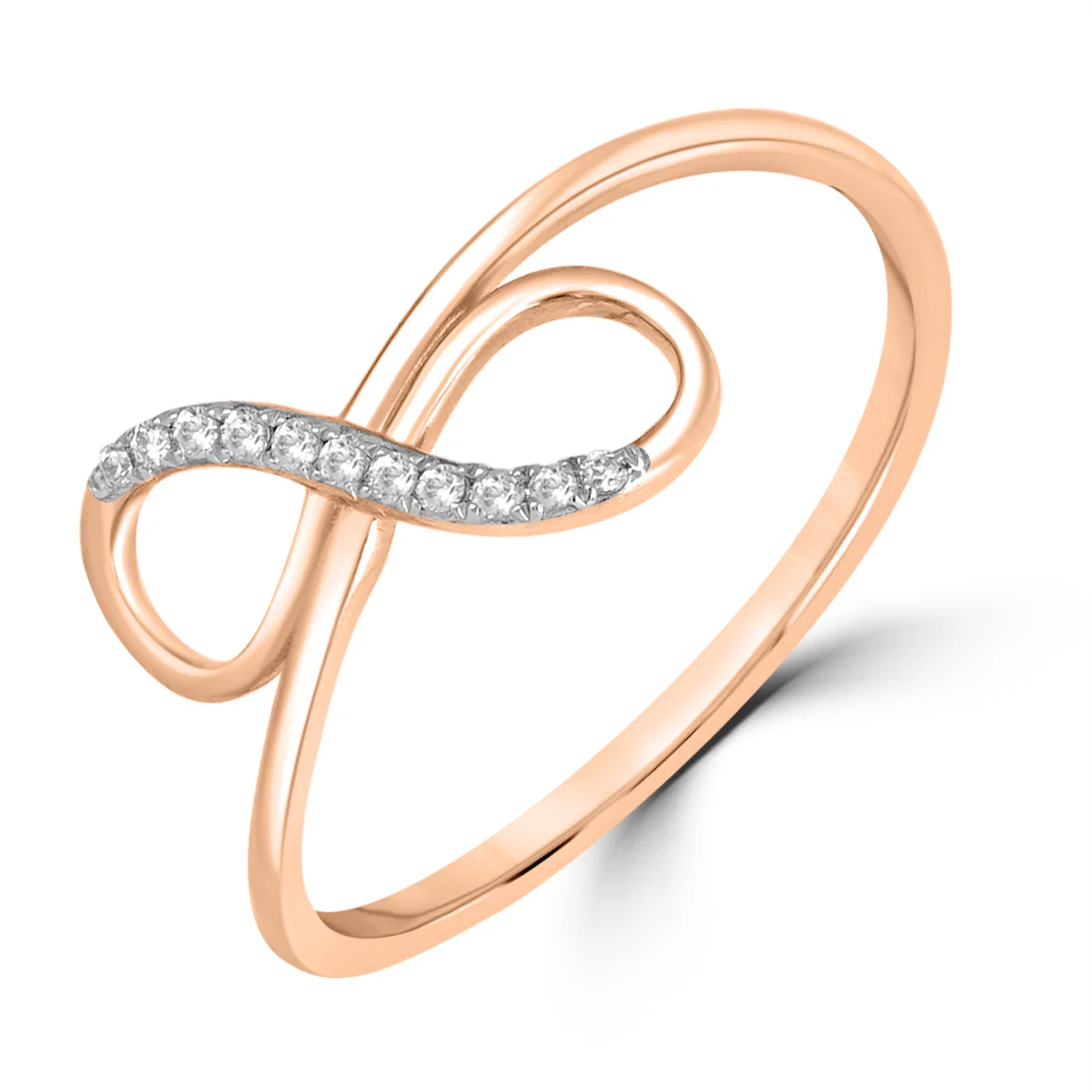 Forever Sparkle Gold Ring with Lab Grown Diamond - Image 4