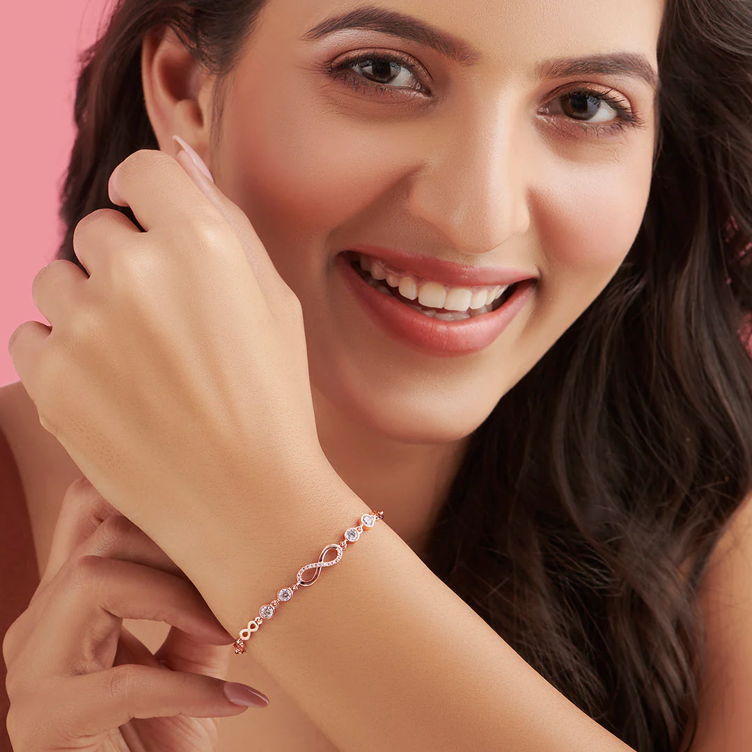 Forever Together 925 Silver Bracelet - Valentines Edition with Gift Box - Image 7
