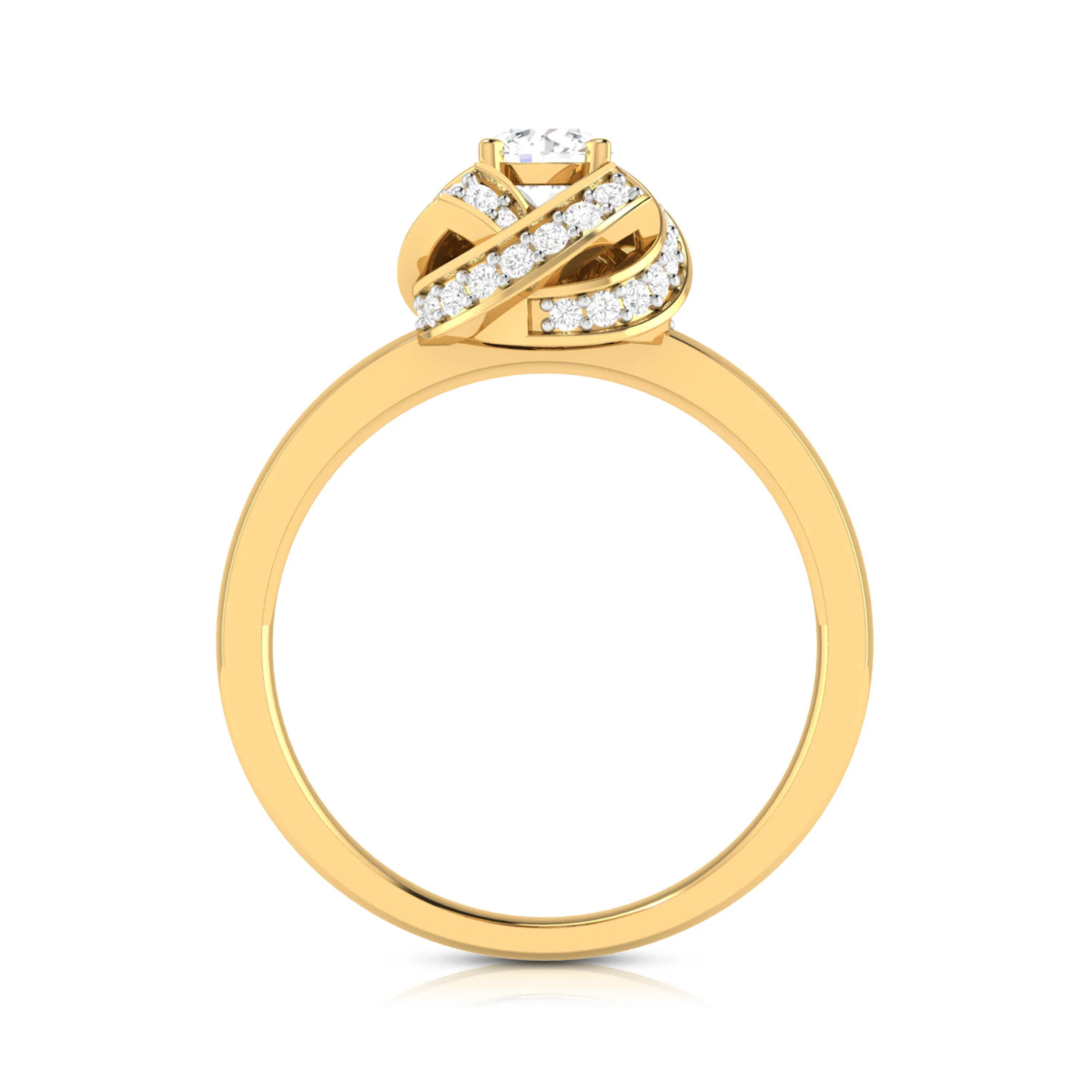 0.5 CT Glamour Scarlett Diamond Women Band - Image 3