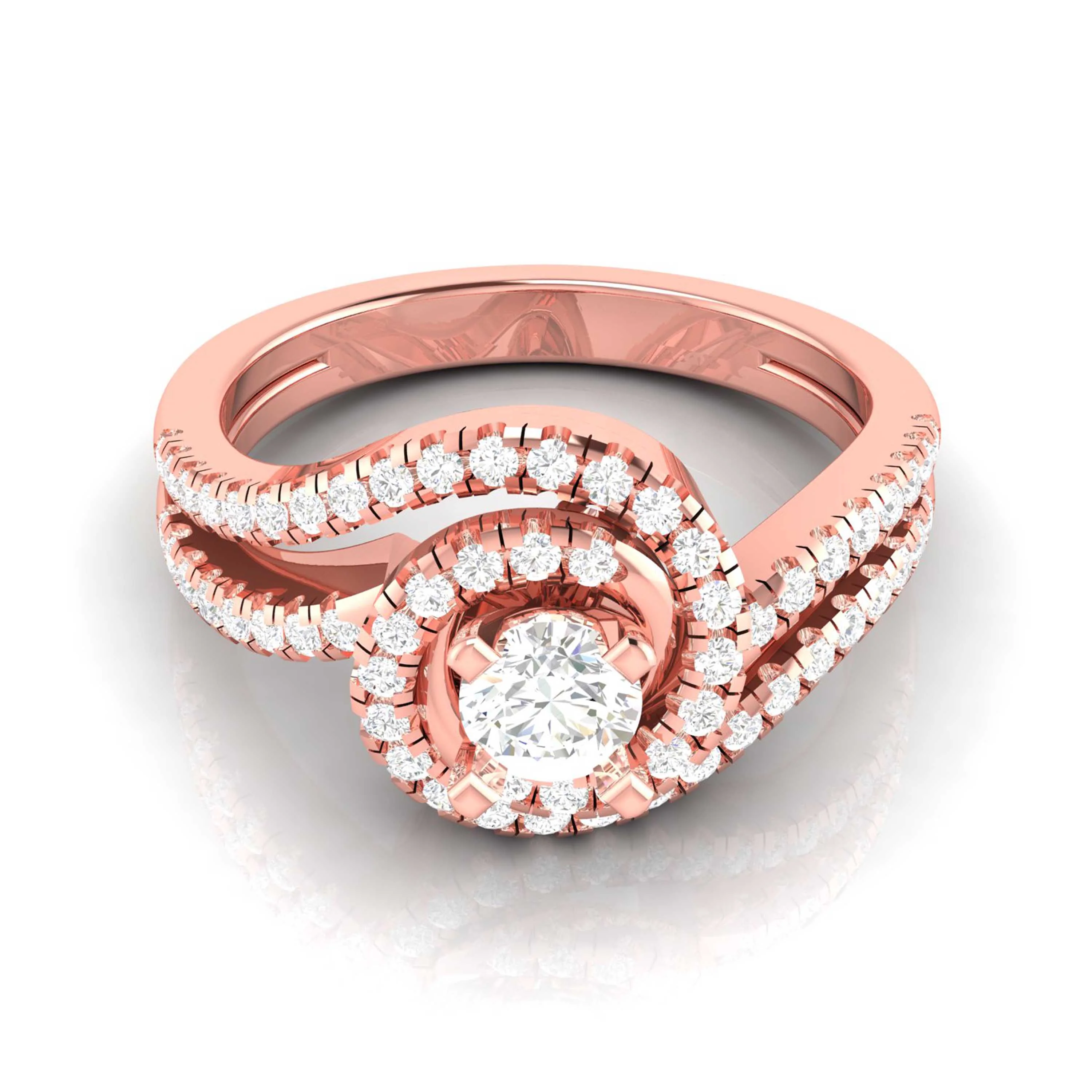 0.7 CT Gold Enchanted Diamond Eternity Ring - Image 8