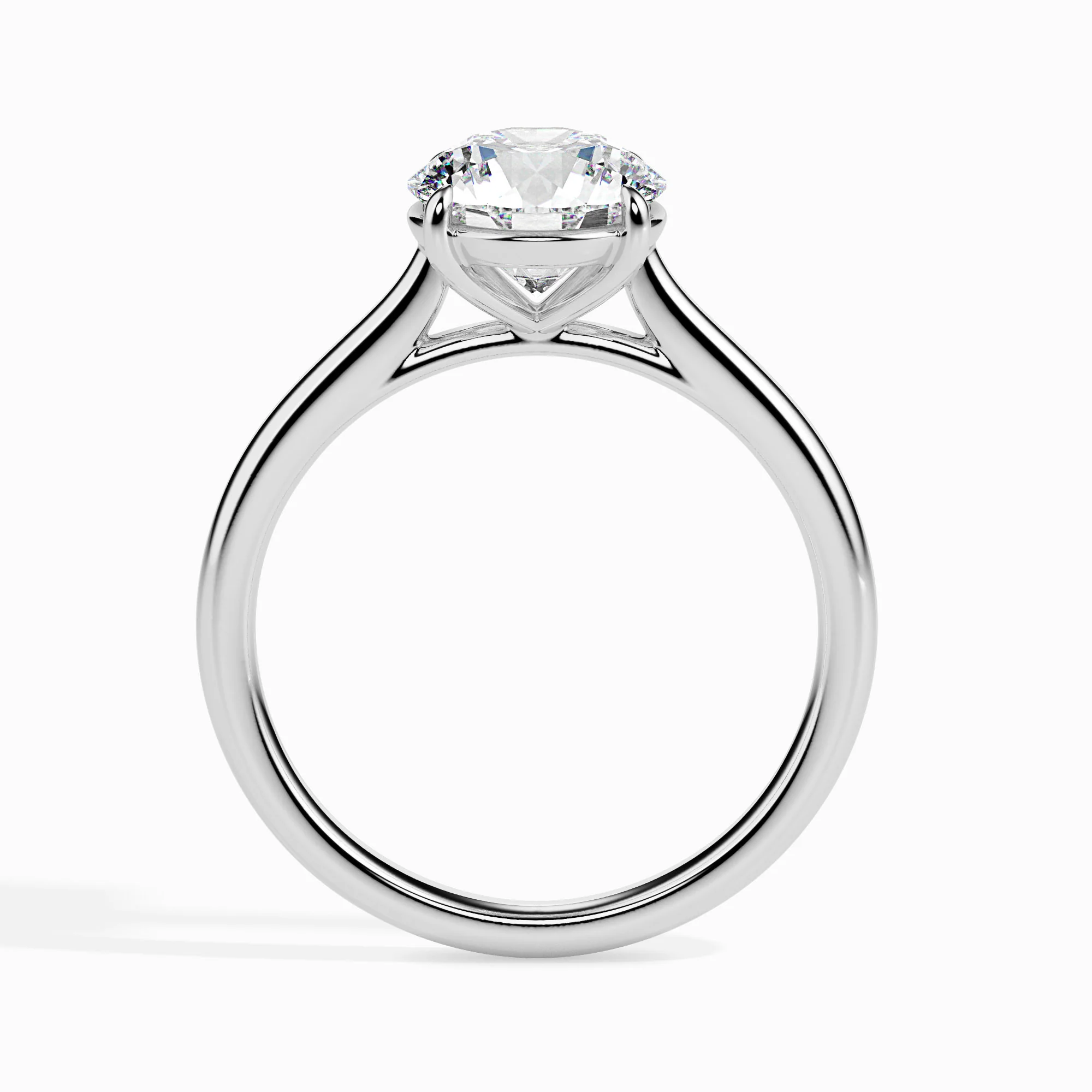 2 CT Gold Fleur Diamond Women Ring - Image 10