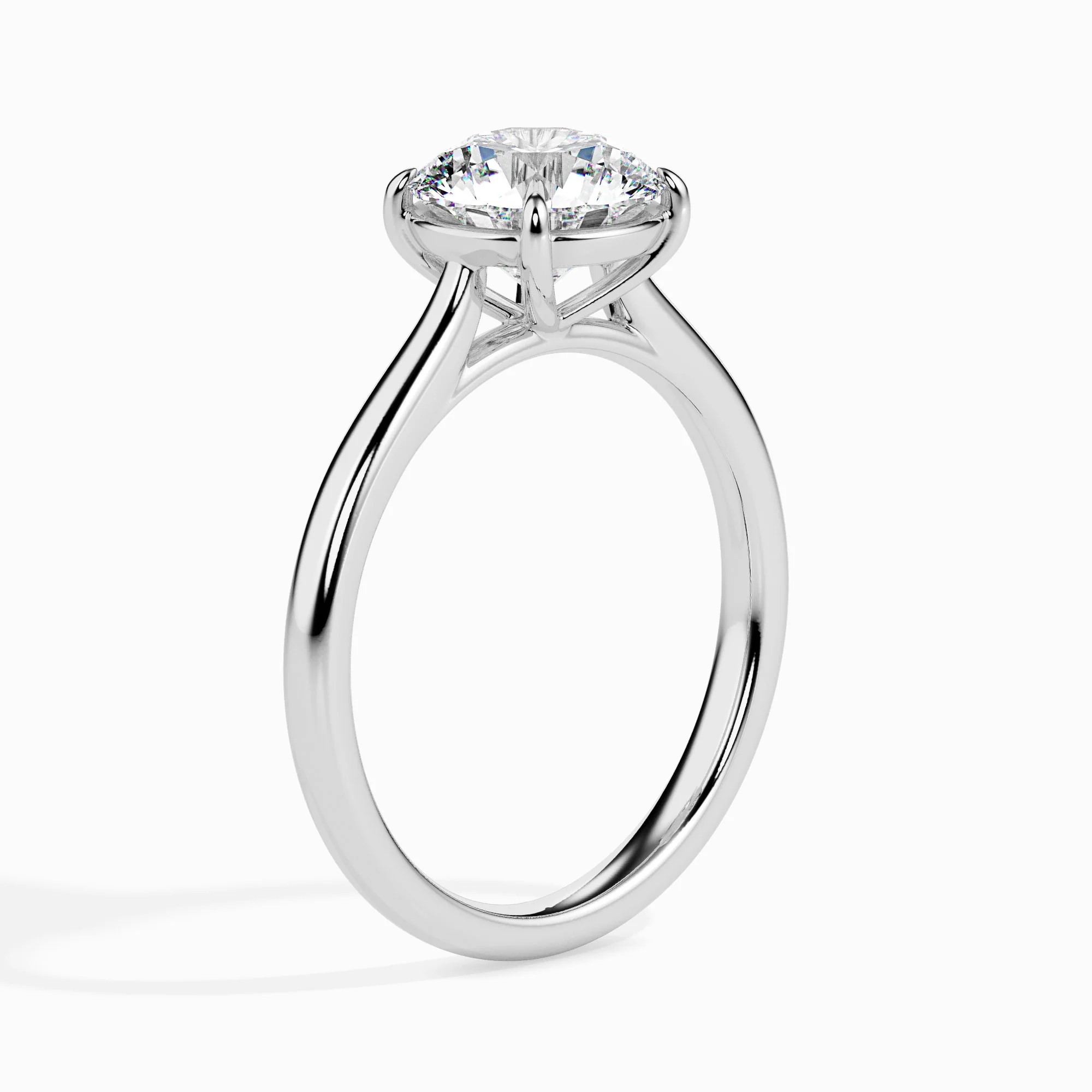 2 CT Gold Fleur Diamond Women Ring - Image 11