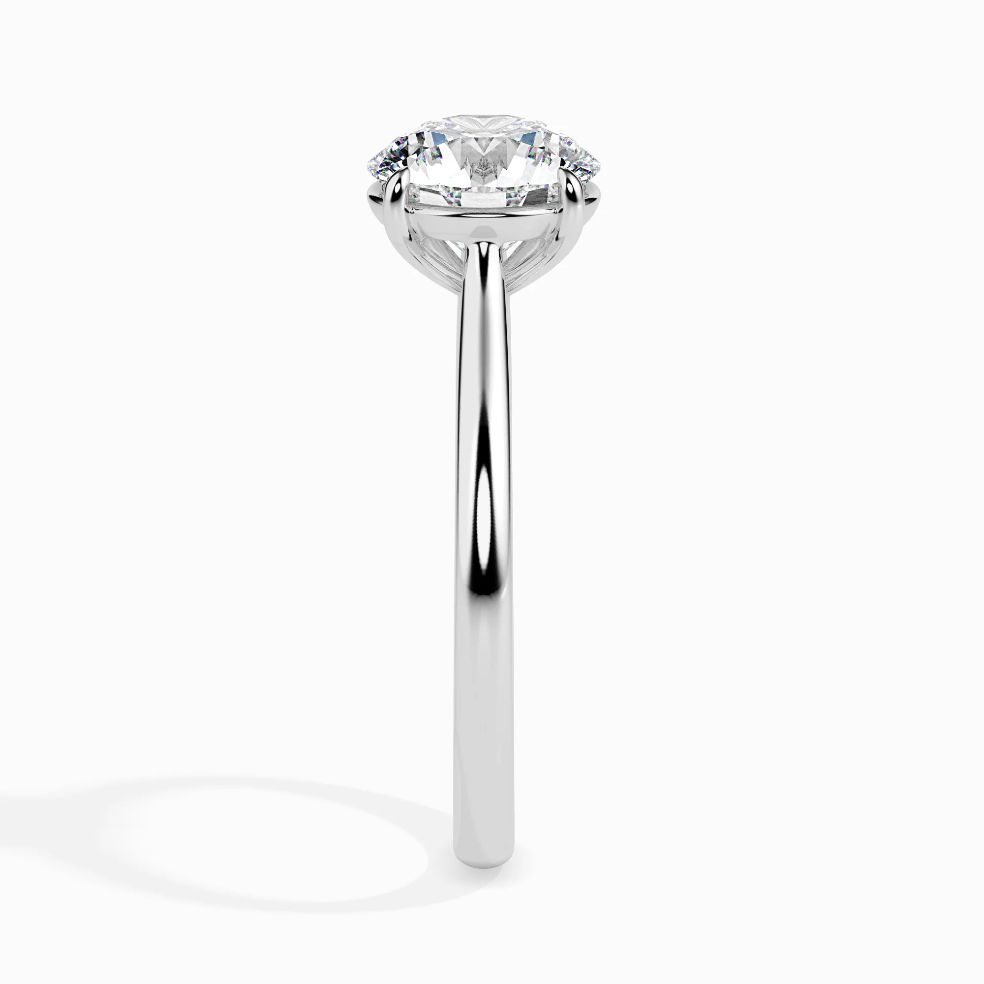 2 CT Gold Fleur Diamond Women Ring - Image 12