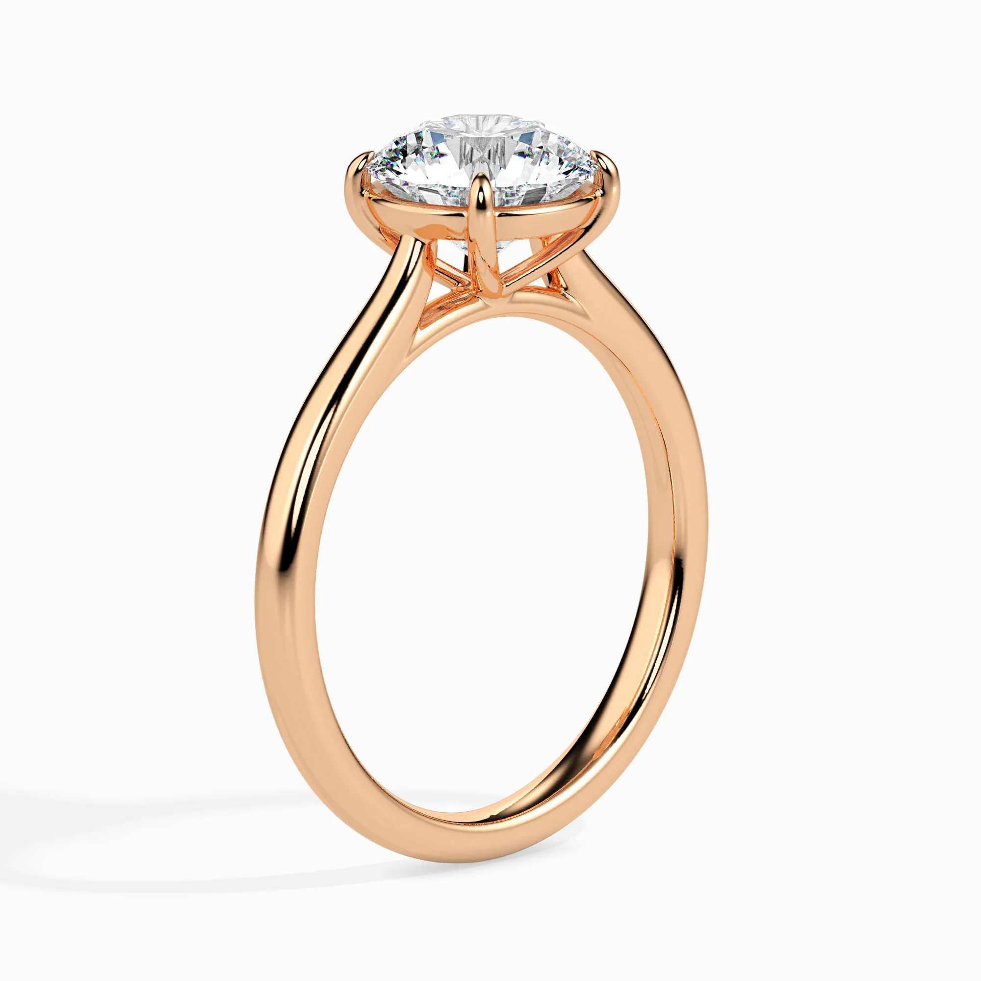 2 CT Gold Fleur Diamond Women Ring - Image 7