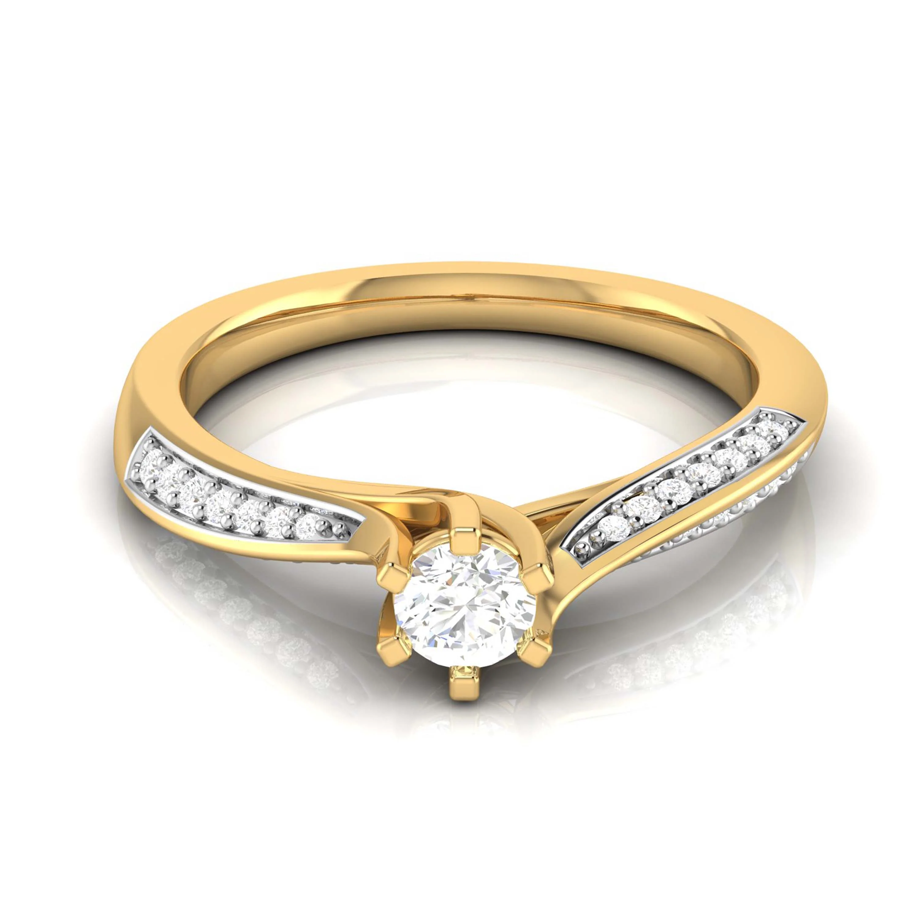 0.31 CT Gold Luminous Diamond Eternity Ring - Image 3