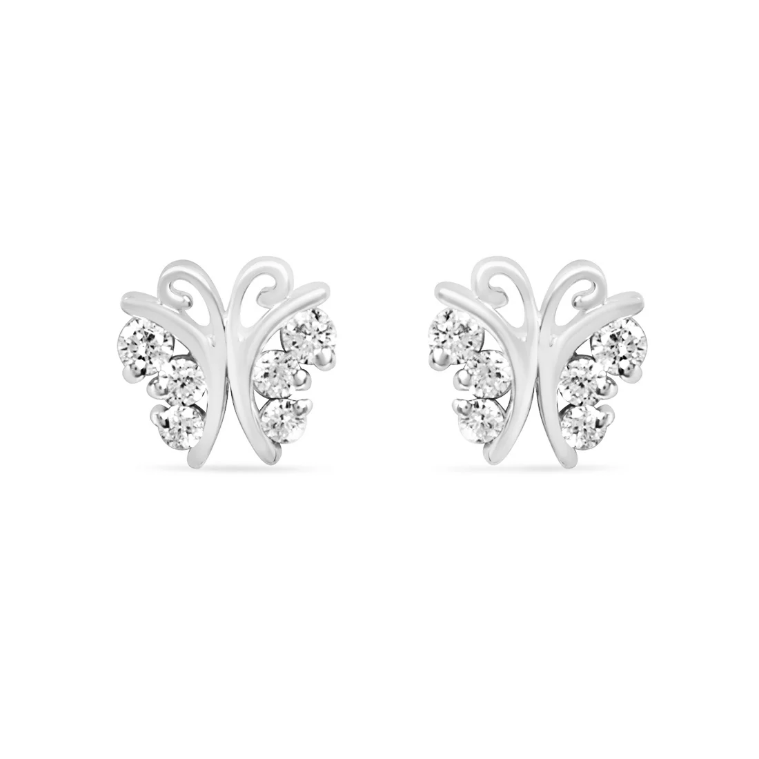 Gold Danaid Earrings with Lab-Grown Diamonds - Image 12