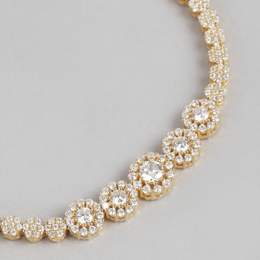 Golden Blossom Gold-Plated 925 Sterling Silver Flower Bracelet - Image 6