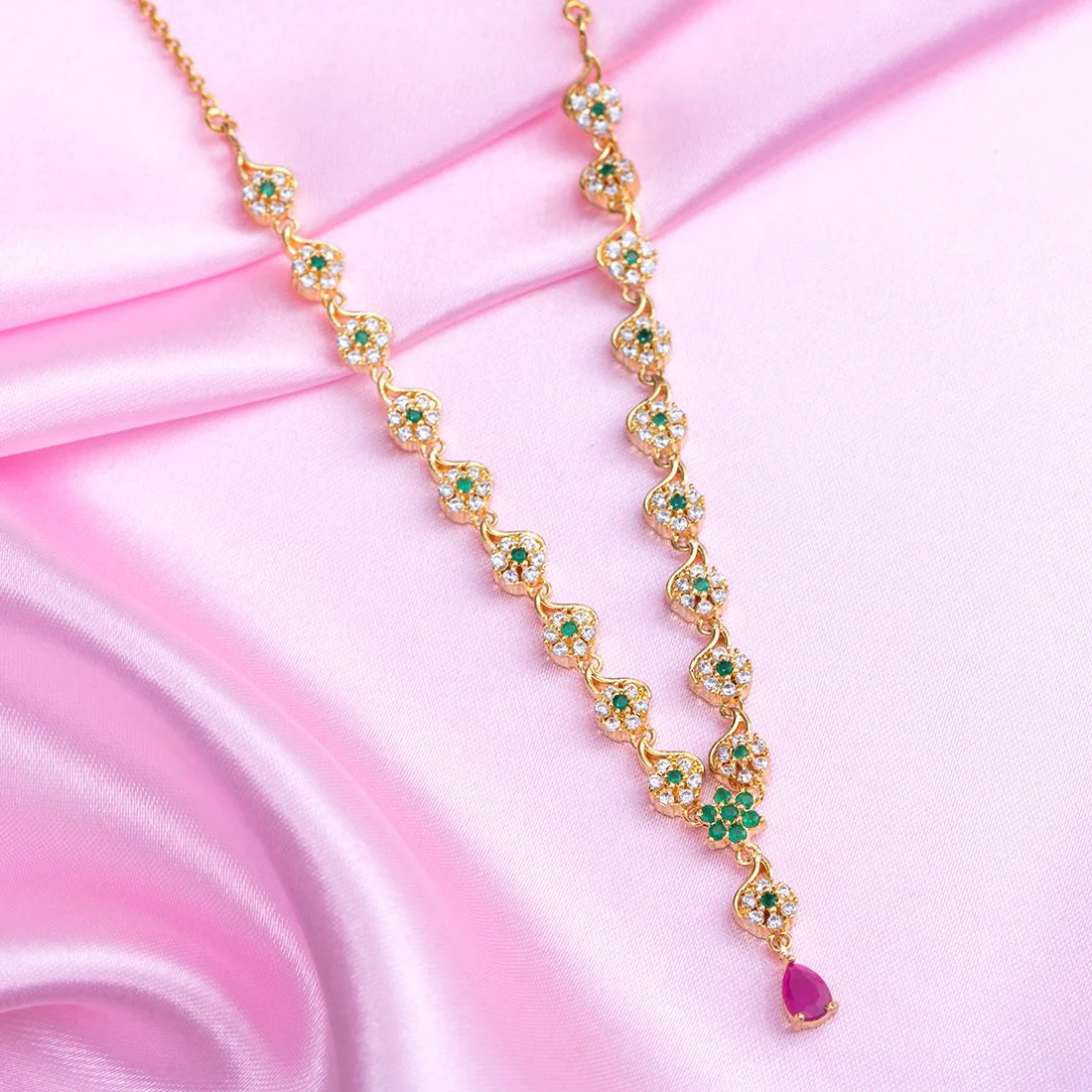 Golden Blossom Gold Plated 925 Sterling Silver Necklace