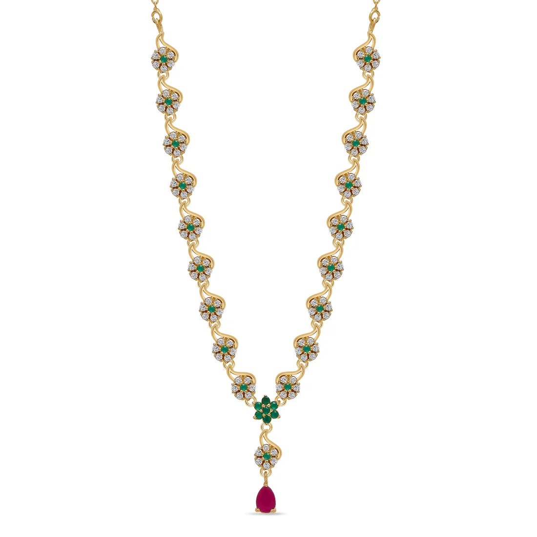 Golden Blossom Gold Plated 925 Sterling Silver Necklace - Image 4