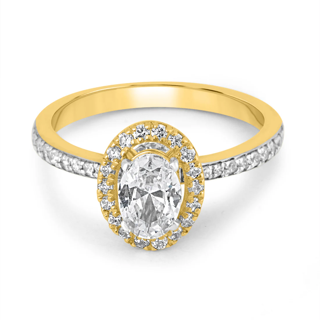 Golden Embrace Gold Ring with Lab Grown Diamonds - Image 2