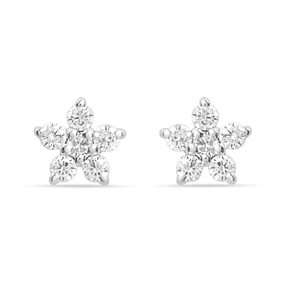 Star Stud Earrings with Lab-Grown Diamonds - Image 6