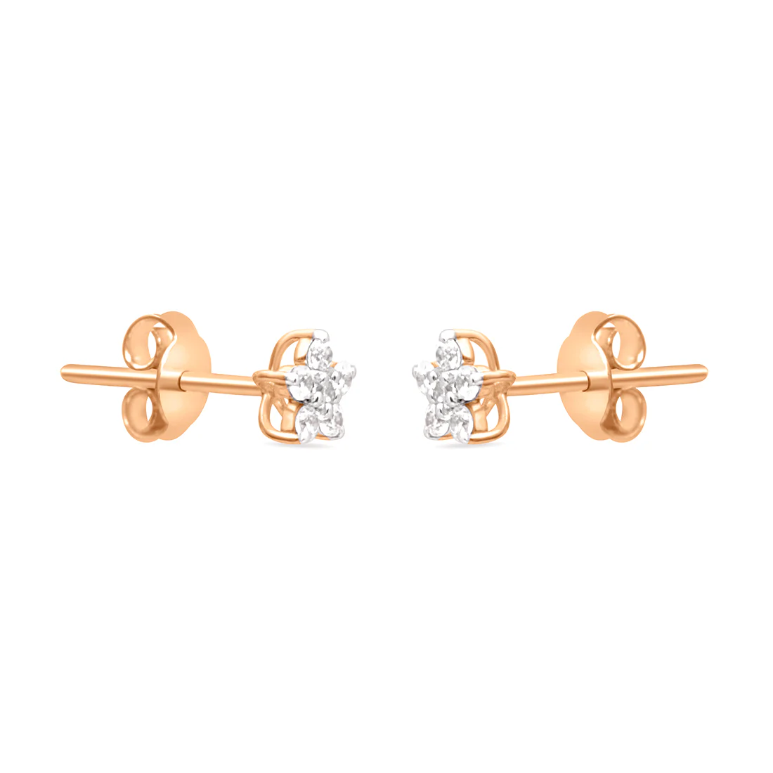 Star Stud Earrings with Lab-Grown Diamonds - Image 7