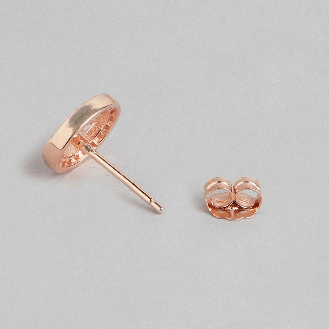 Graceful Leaf CZ Rose gold Plated 925 Sterling Silver Jewelry Set - Image 7