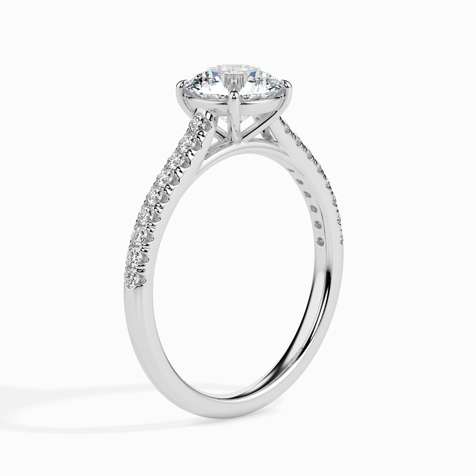 1.5 CT Solitaire Gold Ring with Lab Grown Diamonds - Image 10