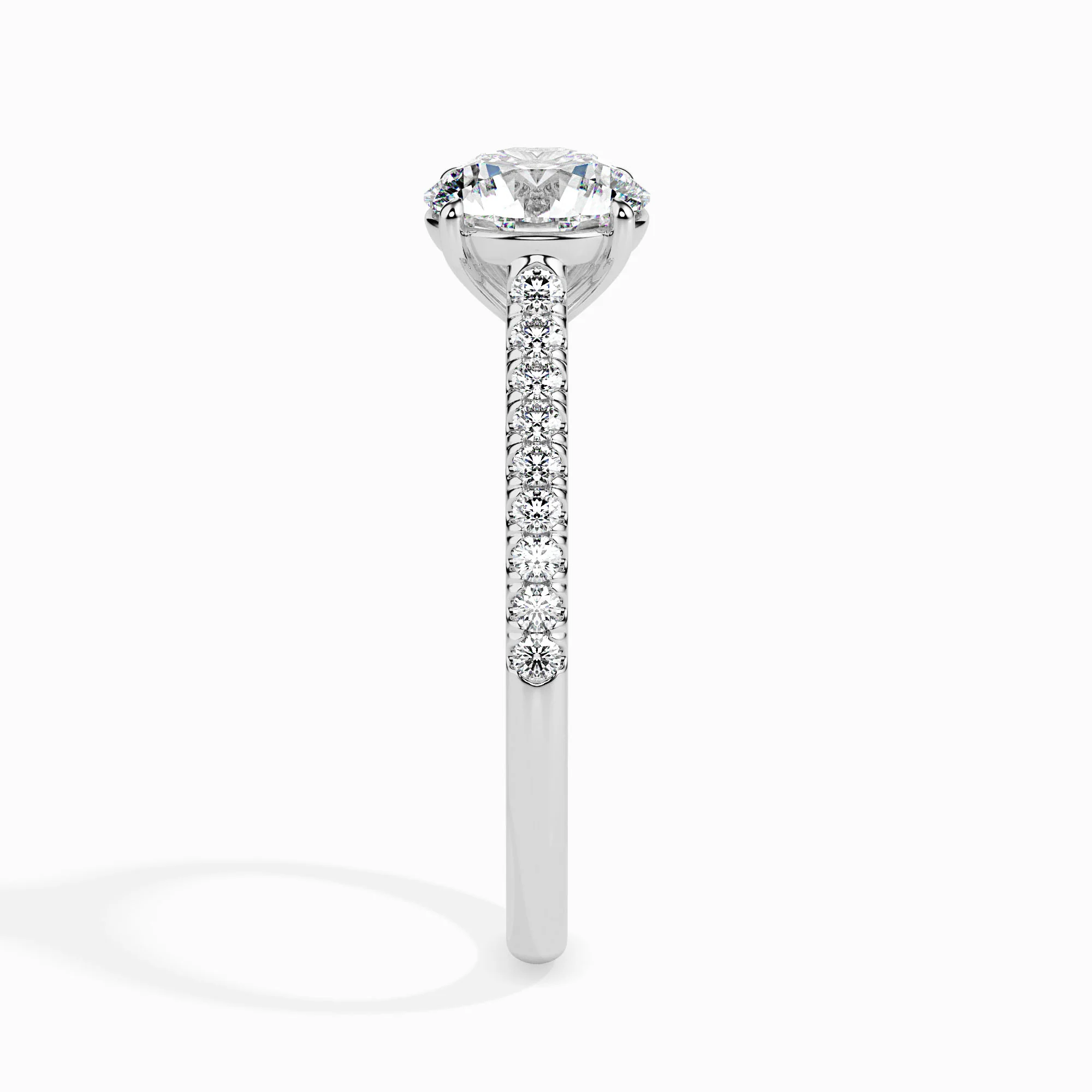 1.5 CT Solitaire Gold Ring with Lab Grown Diamonds - Image 12