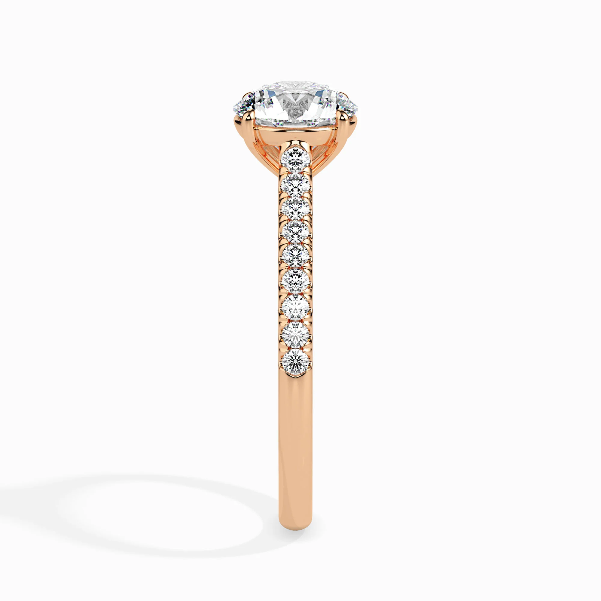 1.5 CT Solitaire Gold Ring with Lab Grown Diamonds - Image 8