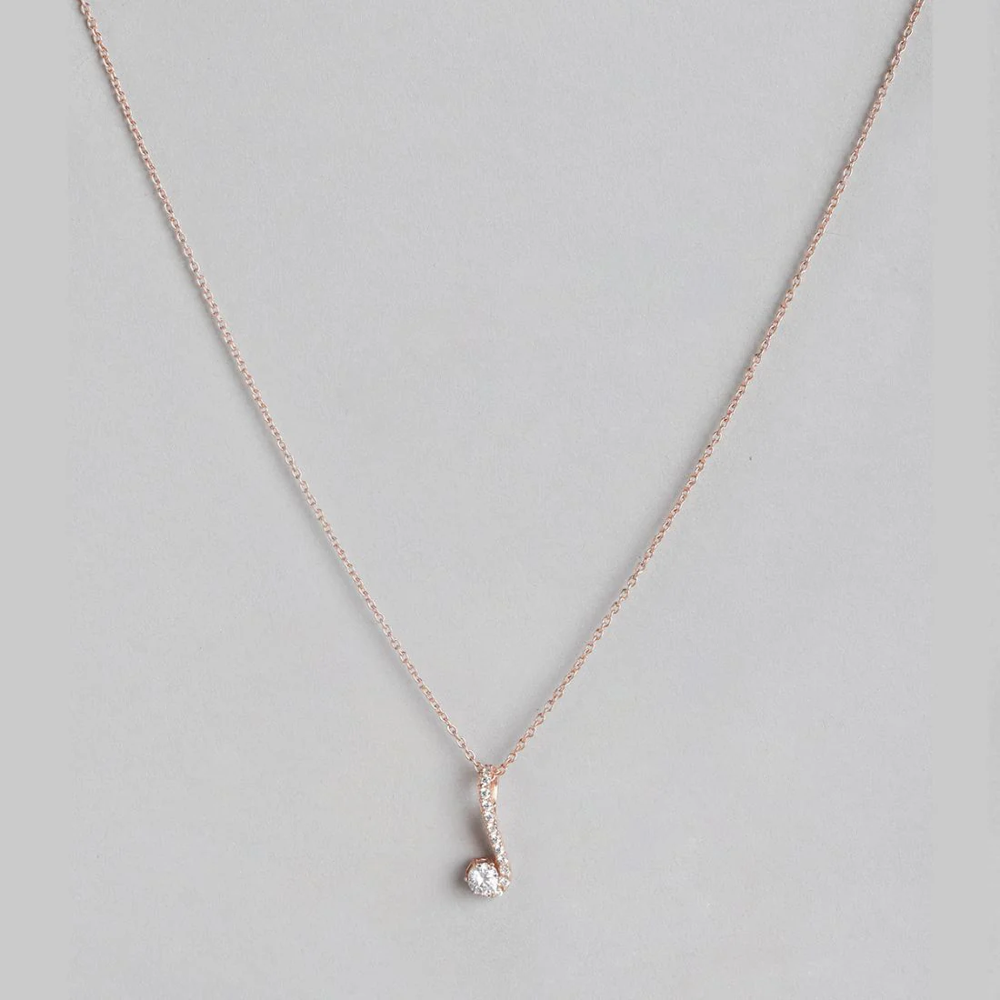 Harmonious Melody CZ 925 Sterling Silver Necklace - Image 3