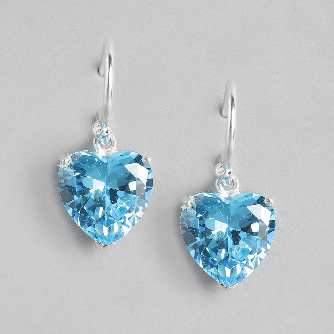 Azure 925 Silver Drop Earrings - Image 3