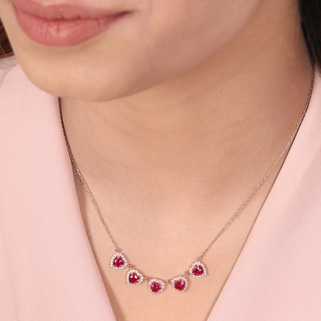 Heartfelt Elegance 925 Sterling Silver Necklace - Image 4