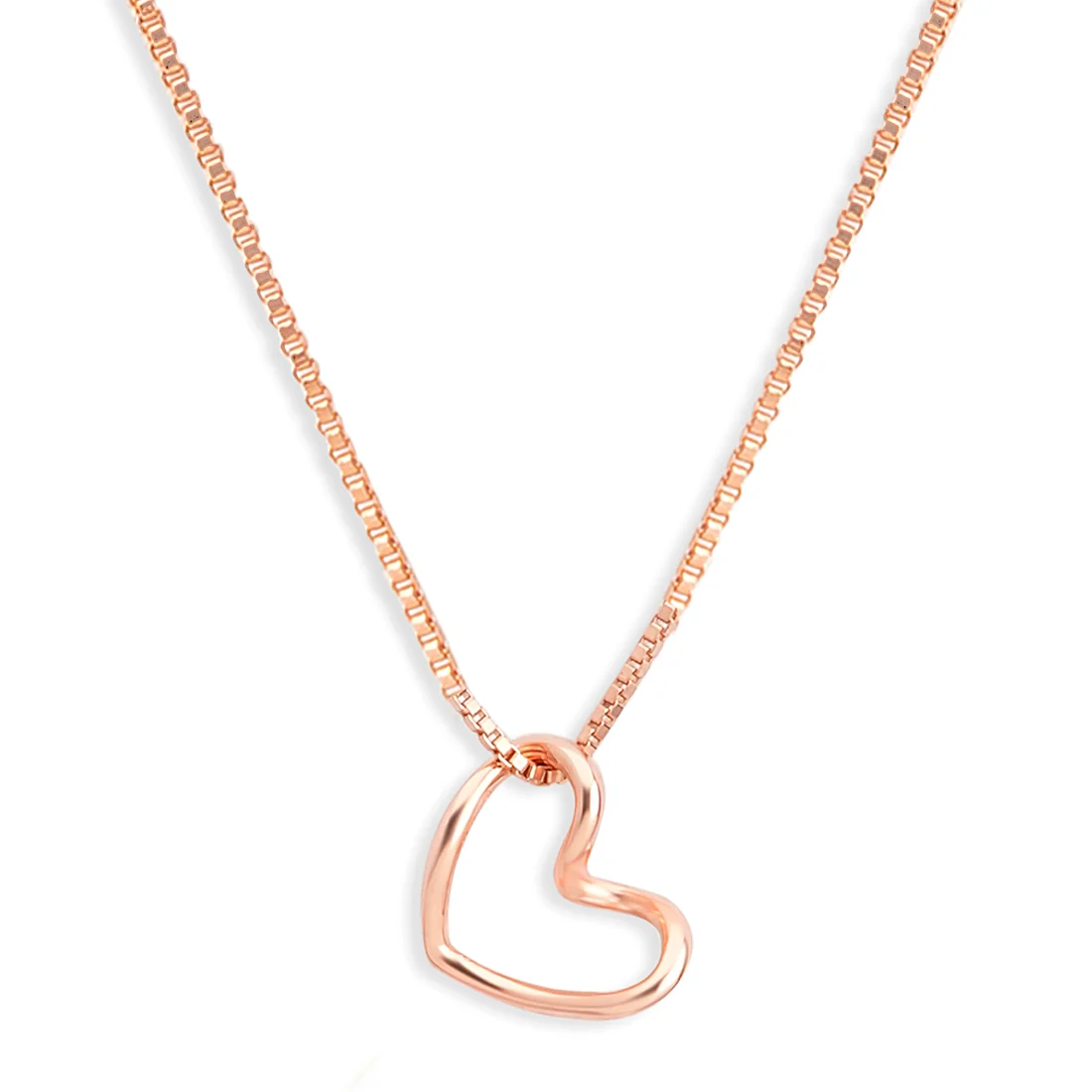 Heartfelt Radiance Rose Gold Plated 925 Sterling Silver Pendant - Image 4