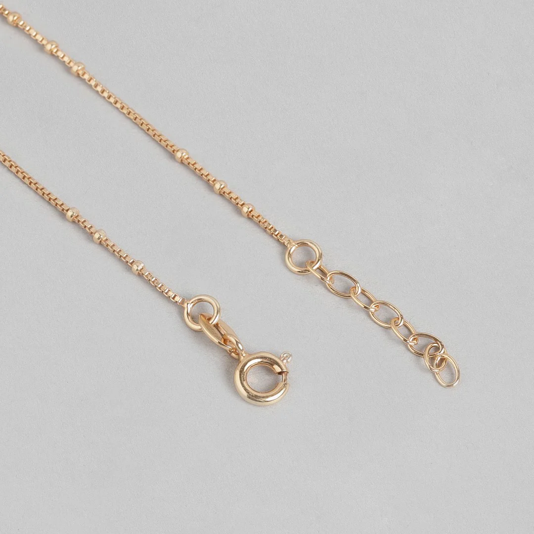 Hearts Rose-Gold plated 925 Anklet - Image 8