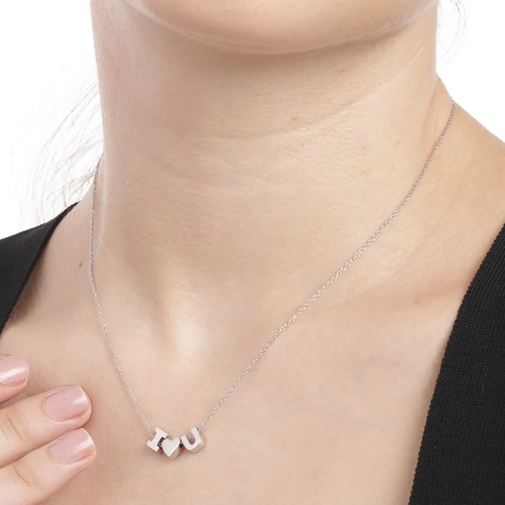 I Love You 925 Sterling Silver Necklace - Image 2
