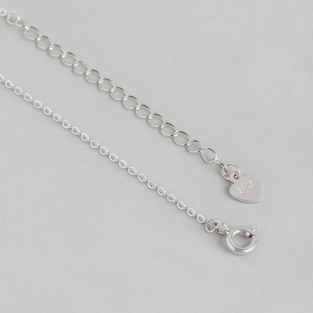 Infinite Sparkle Elegance Rhodium-Plated 925 Sterling Silver Necklace - Image 5