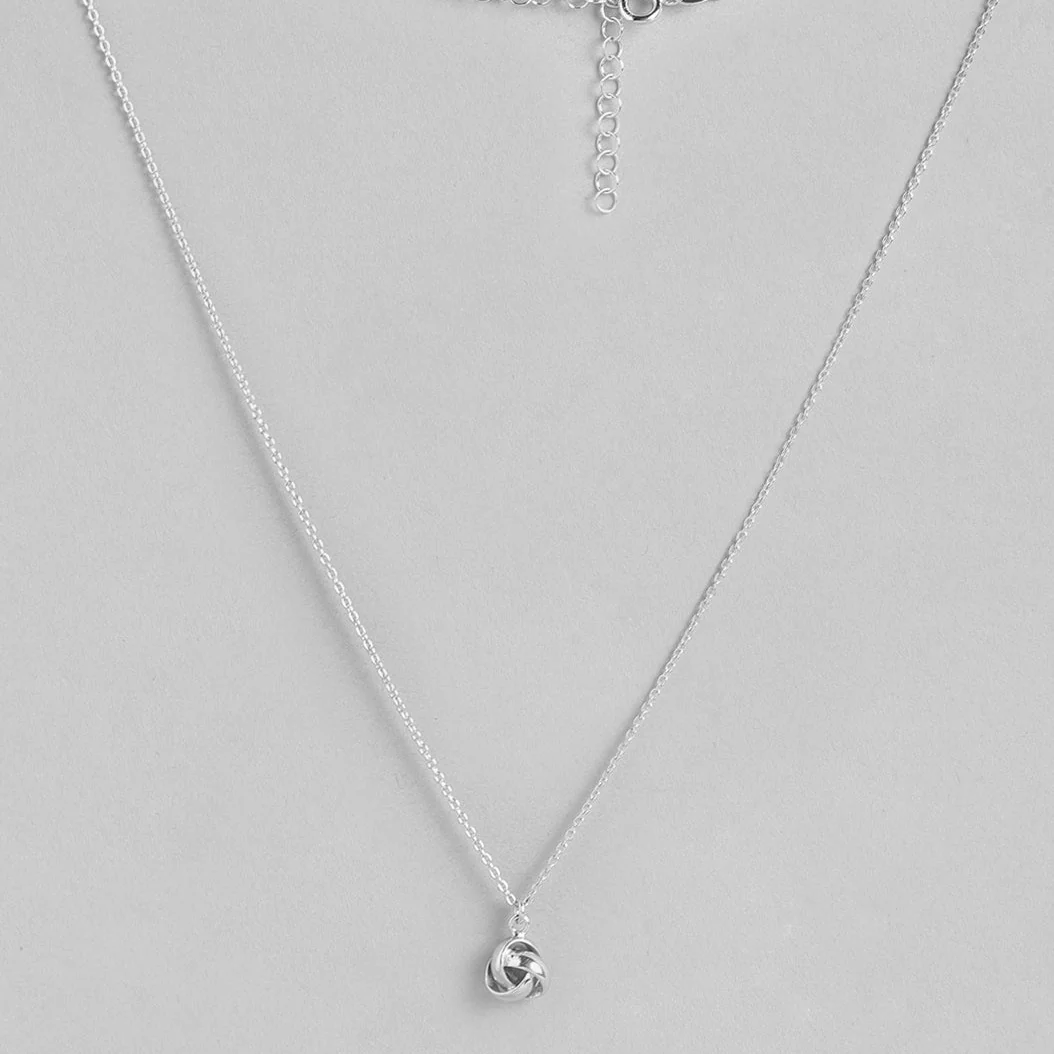 Infinity Loop 925 Sterling Silver Necklace - Image 4