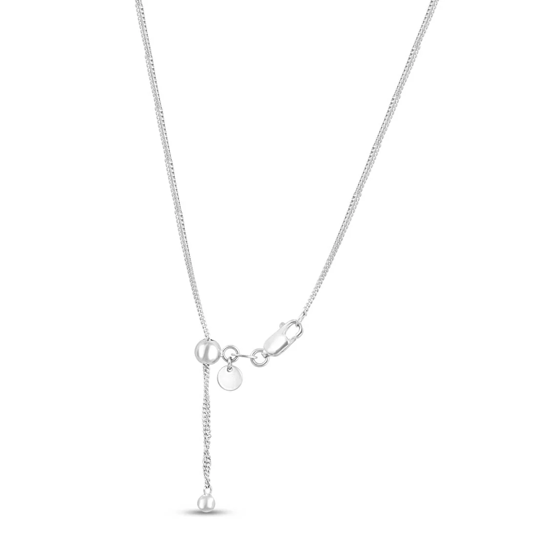 Infinity Rhodium Plated 925 Sterling Silver Waistchain - Image 5