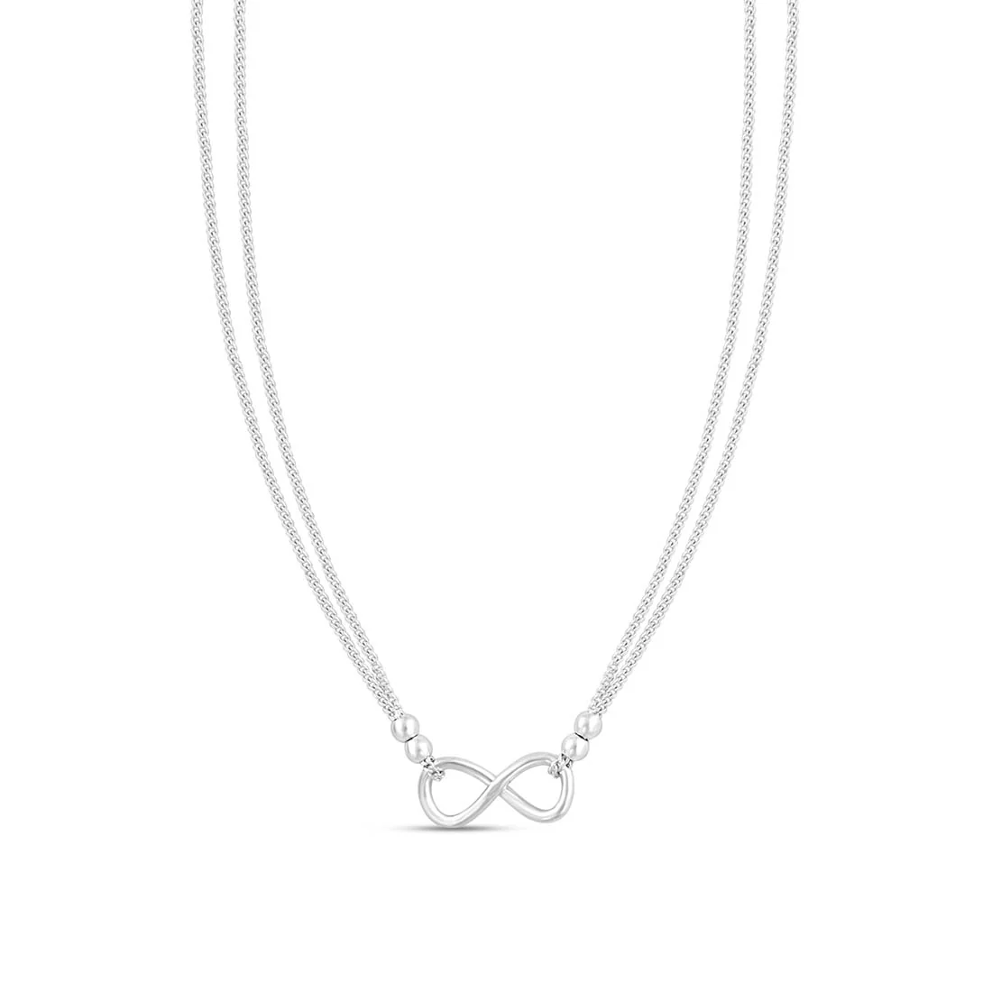 Infinity Rhodium Plated 925 Sterling Silver Waistchain - Image 6