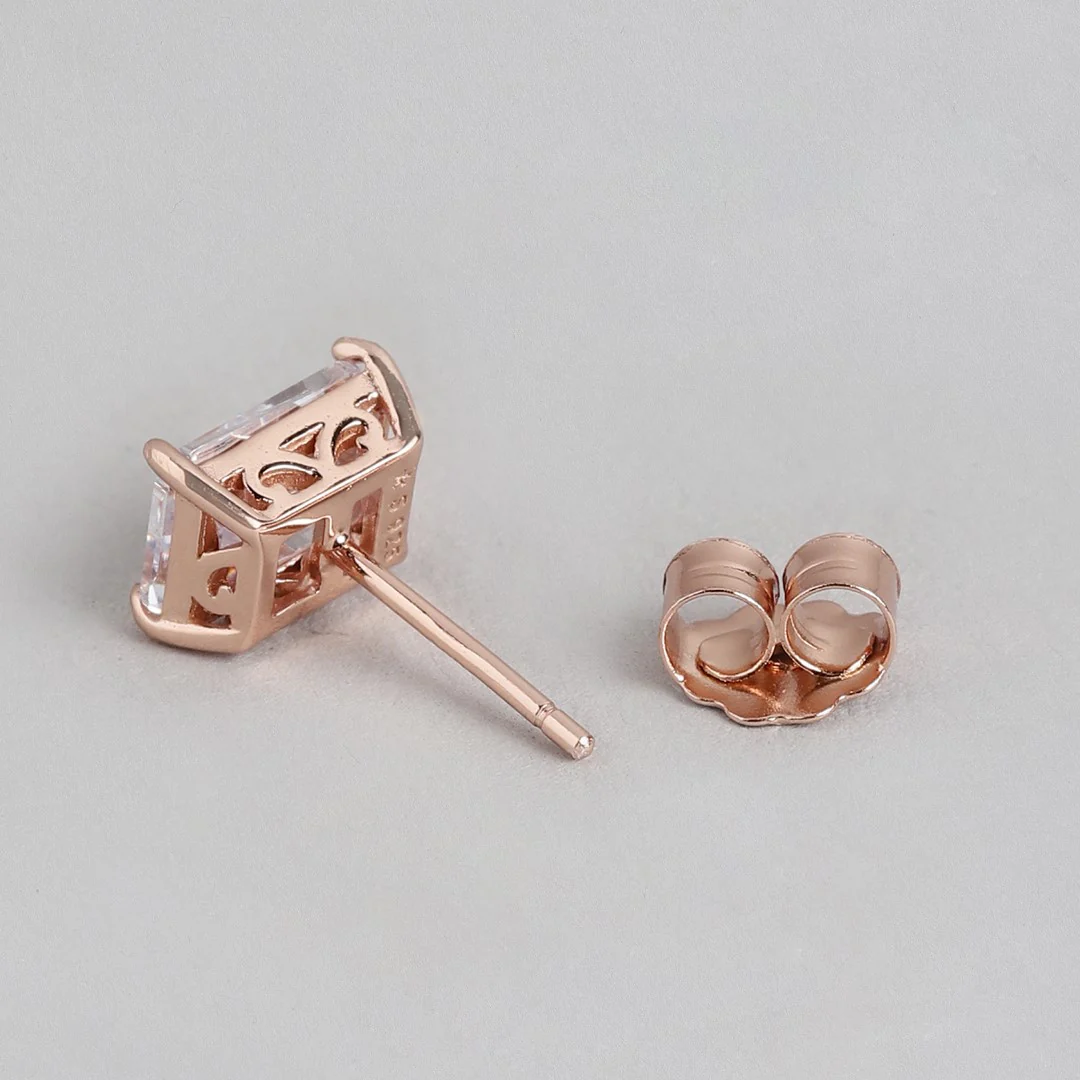 Radiant Glow Rose Gold-Plated CZ 925 Sterling Silver Jewelry Set - Image 6