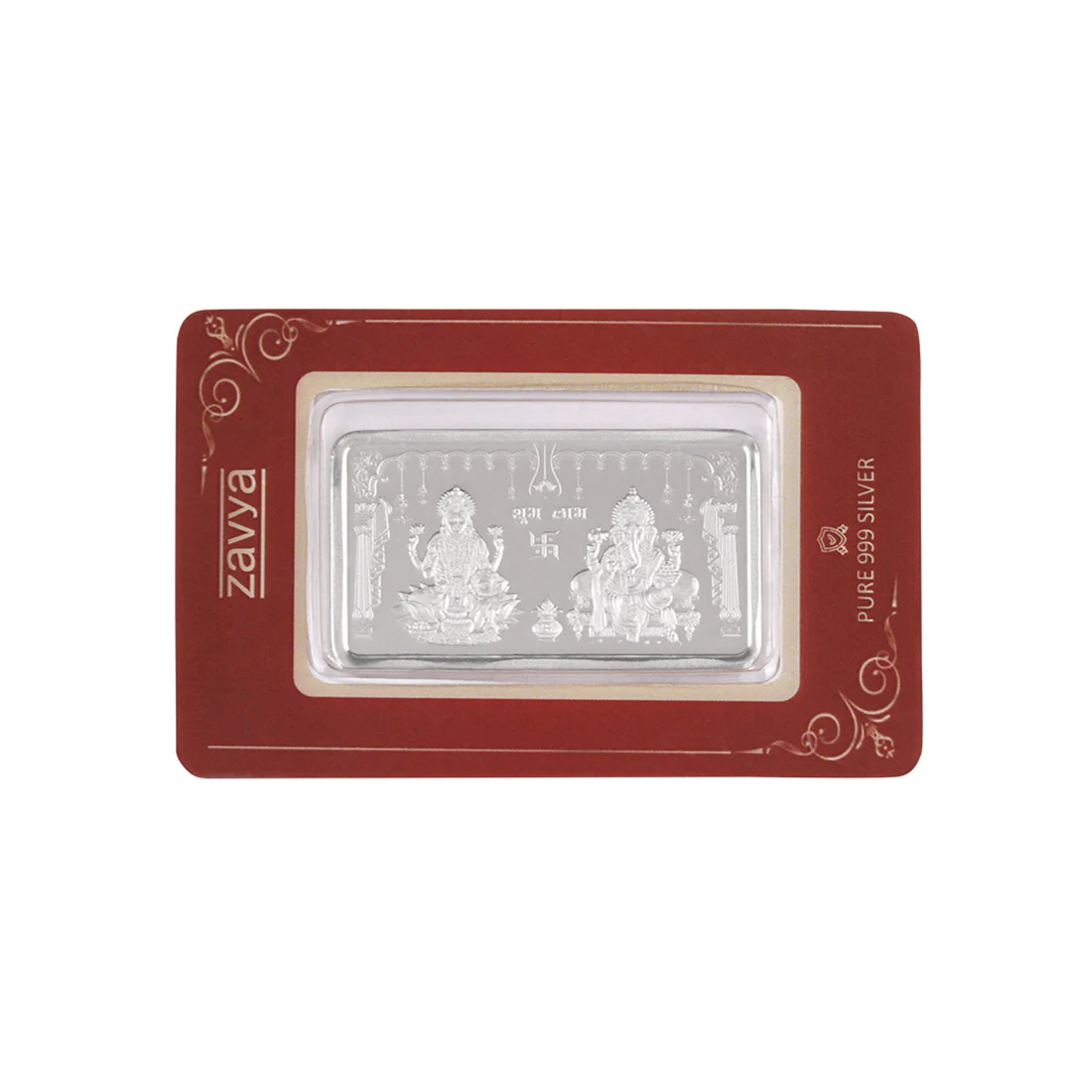 Lakshmi and Ganesha 999 Silver Bar- 20 gm - Image 2