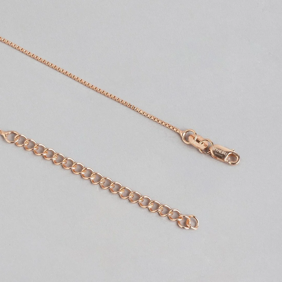 Leafy Elegance Rose Gold-Plated 925 Sterling Silver Jewelry Set - Image 9