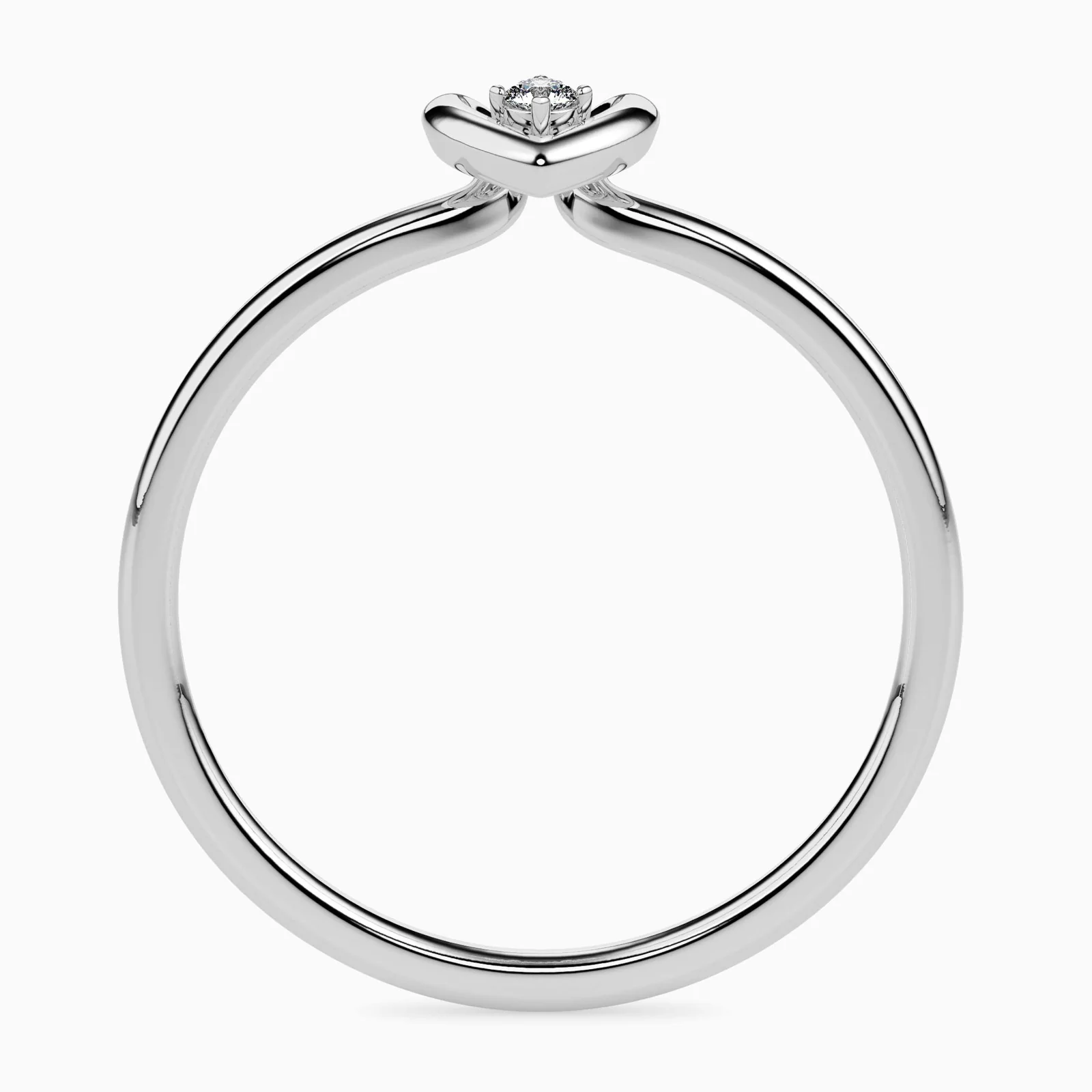 Sparkling Allure Lab-Grown Diamond Heart Ring - Image 11